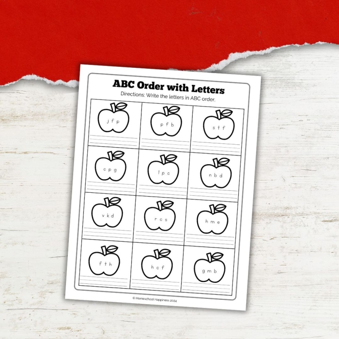 Fifth grade students practicing alphabetical order with a 50 states worksheet