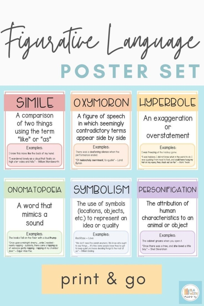 Colorful maze worksheet featuring summer metaphors for sixth graders