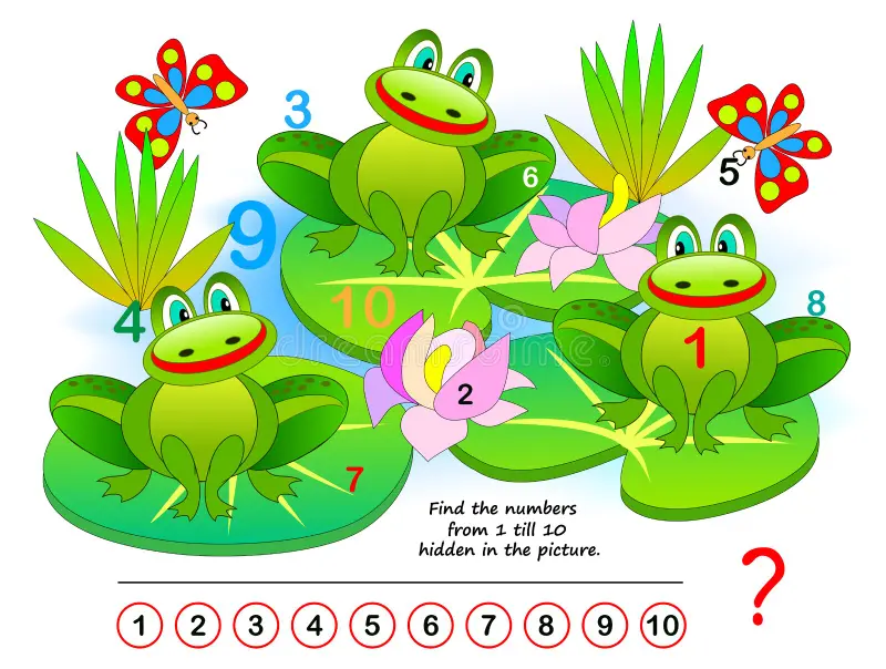 Colorful worksheet featuring nursery rhyme characters for counting practice