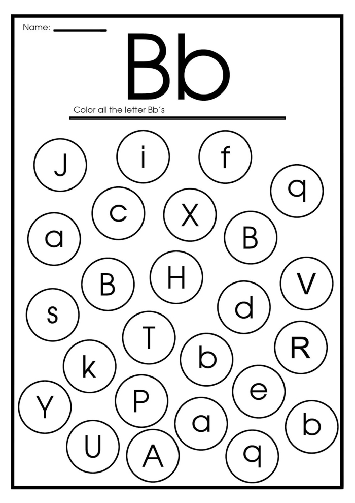 Find the Letter B Uppercase Worksheet Activity for Pre-K Students Number 9 Pre-K worksheet page featuring a friendly bear helping children identify and circle uppercase B letters