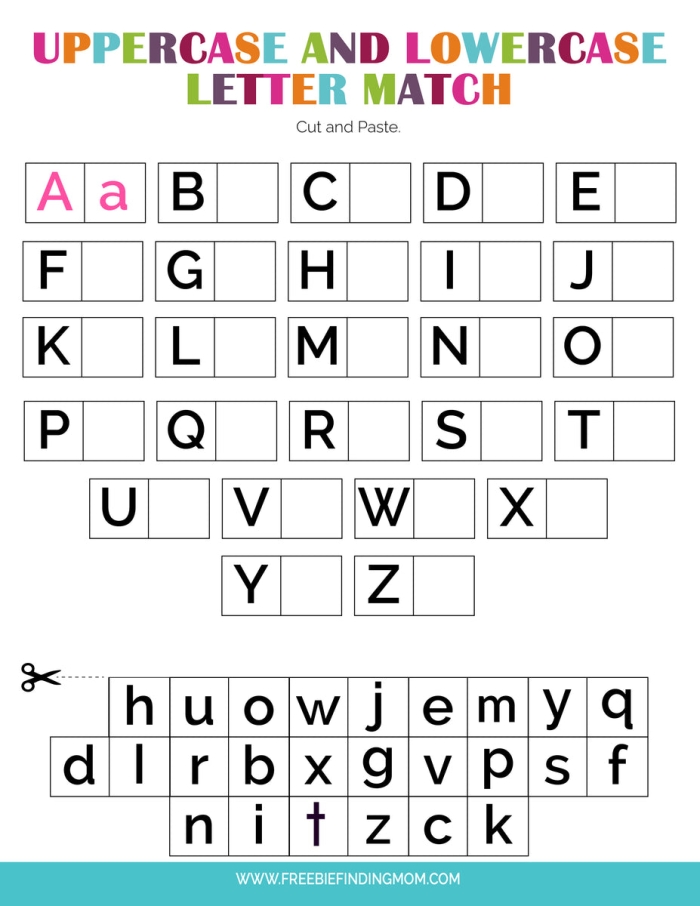 Worksheet featuring an alligator helping kids identify lowercase a's in a fun activity