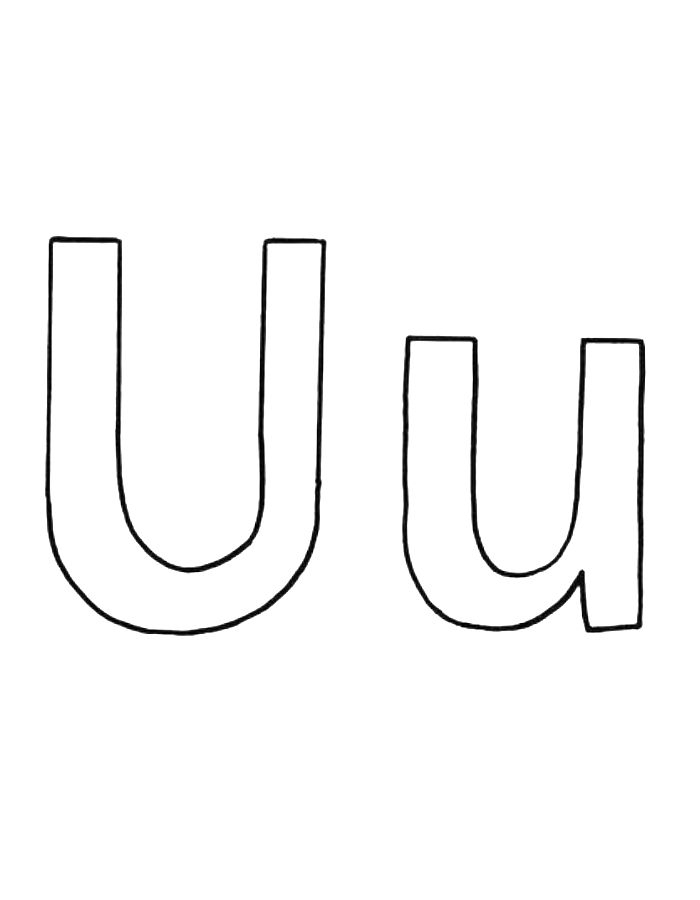 Find the letter u: Engage with this fun Pre-K exercise! Worksheet featuring a unicorn guiding students to locate all the lowercase u's.