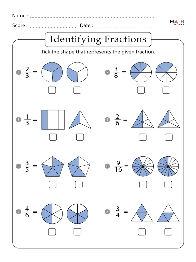 Worksheet featuring fractions for second graders to practice identifying and writing fractions for various groups of objects. Find the Fraction worksheet for engaging math practice in reading.