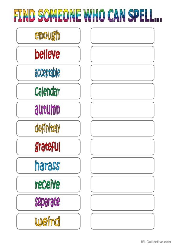 Third grade students practicing proofreading skills on a Find the Misspelled Words worksheet number 24