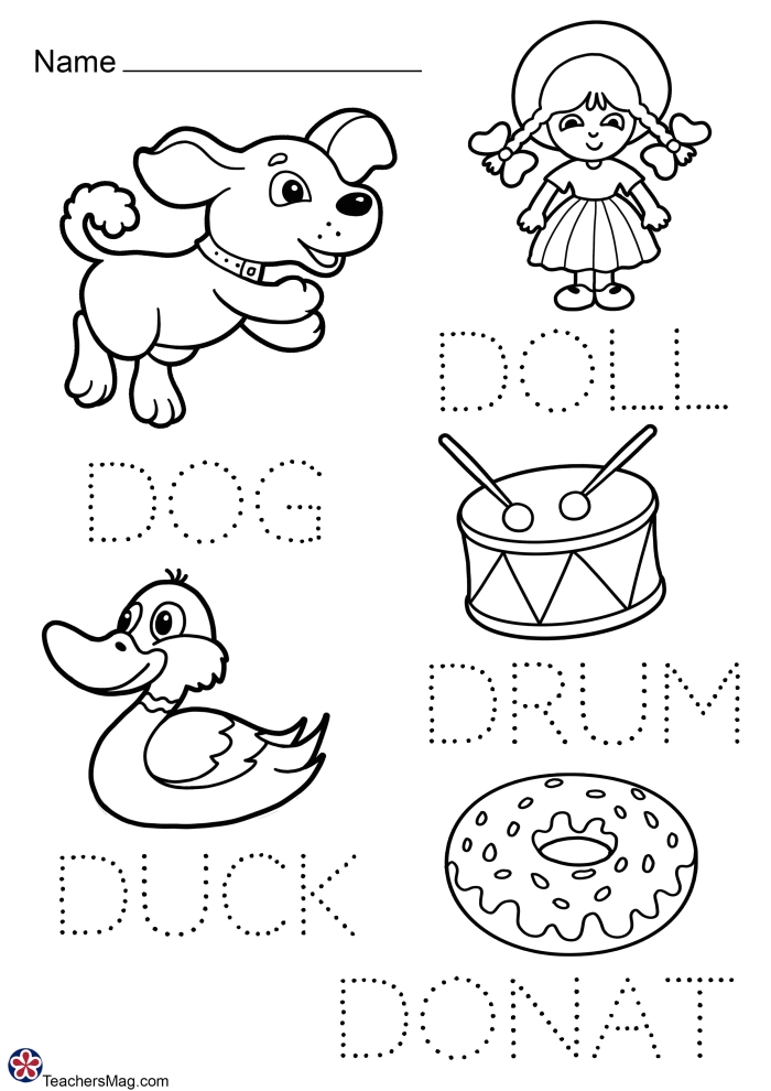 Worksheet for helping a duck locate uppercase D's to enhance letter recognition skills