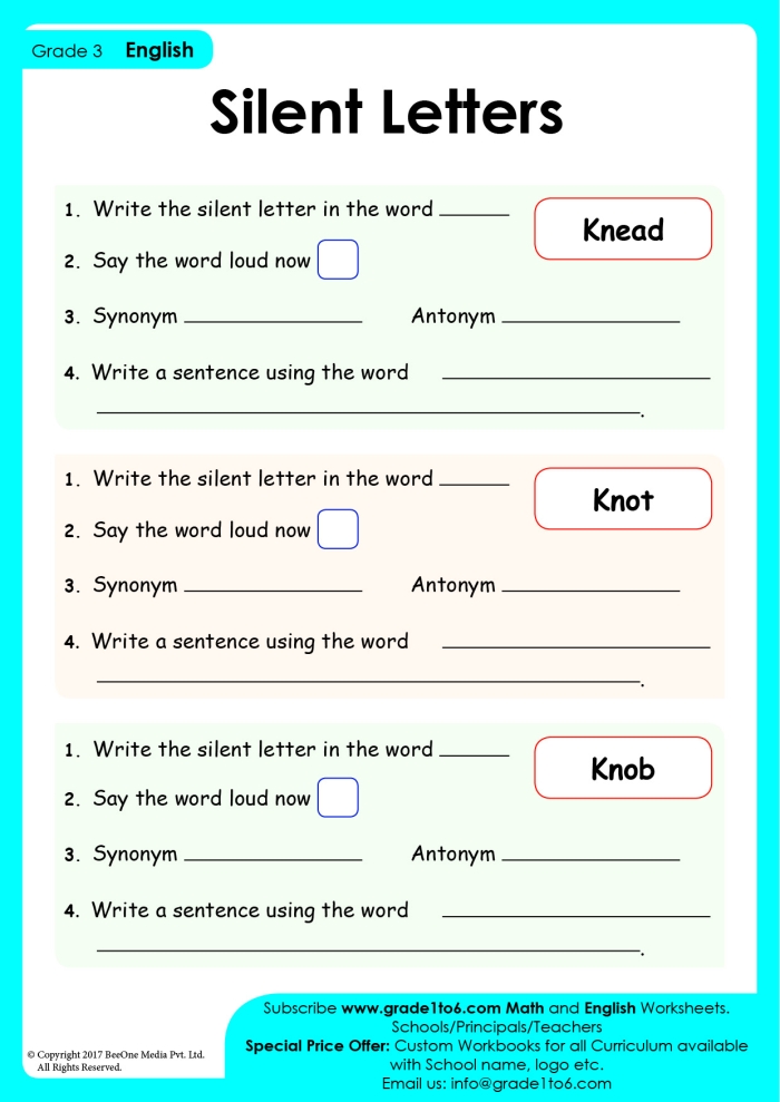 Finish the Silent E Words worksheet for kindergarten grammar practice Kids working on a silent E worksheet to learn long vowel sounds