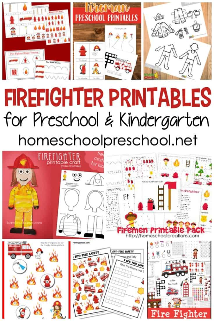 First grade reading worksheet featuring a fireman maze game for young learners