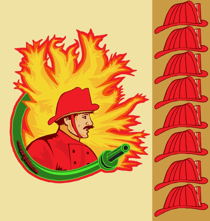 First grade reading worksheet featuring a fireman maze game to collect equipment