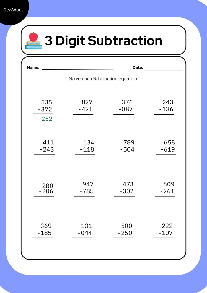 Practice adding and subtracting with this engaging math worksheet image 17 Double-digit addition and subtraction worksheet for first graders