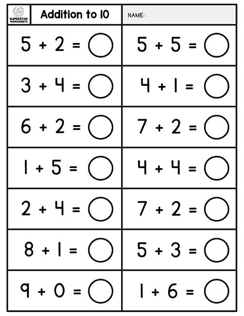 Adding Two Worksheet Number 20 First grade math worksheet focusing on adding the number two to values up to ten