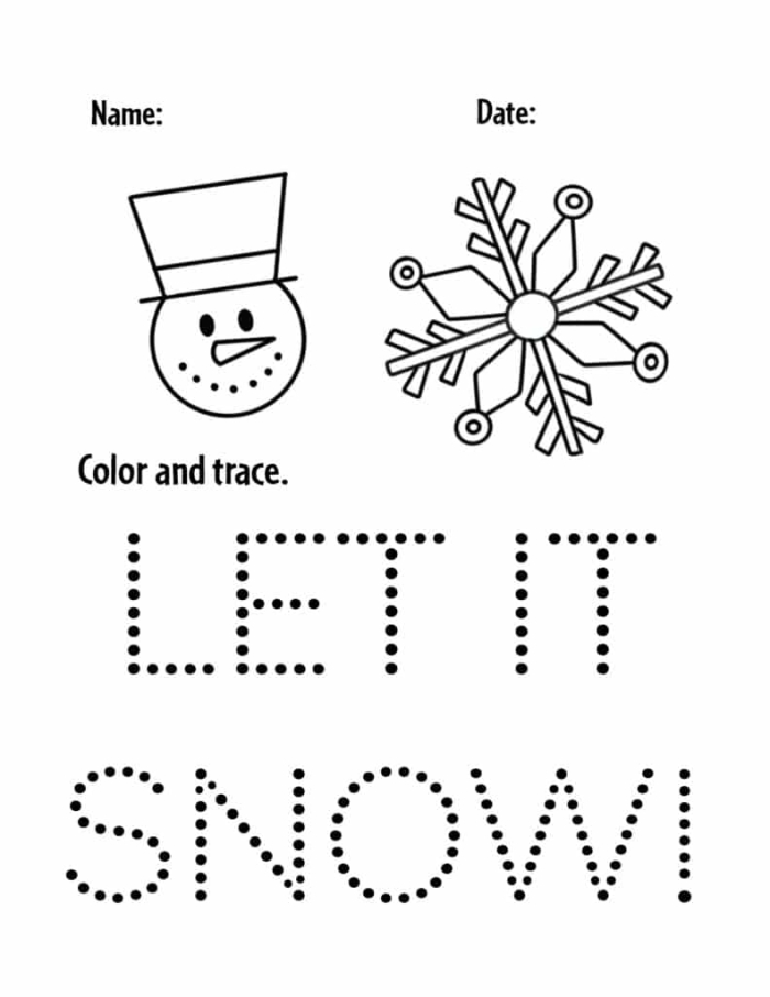 Fun winter-themed addition practice for first graders on a snowy day First grade addition worksheet featuring snowflakes and single-digit math problems up to 9