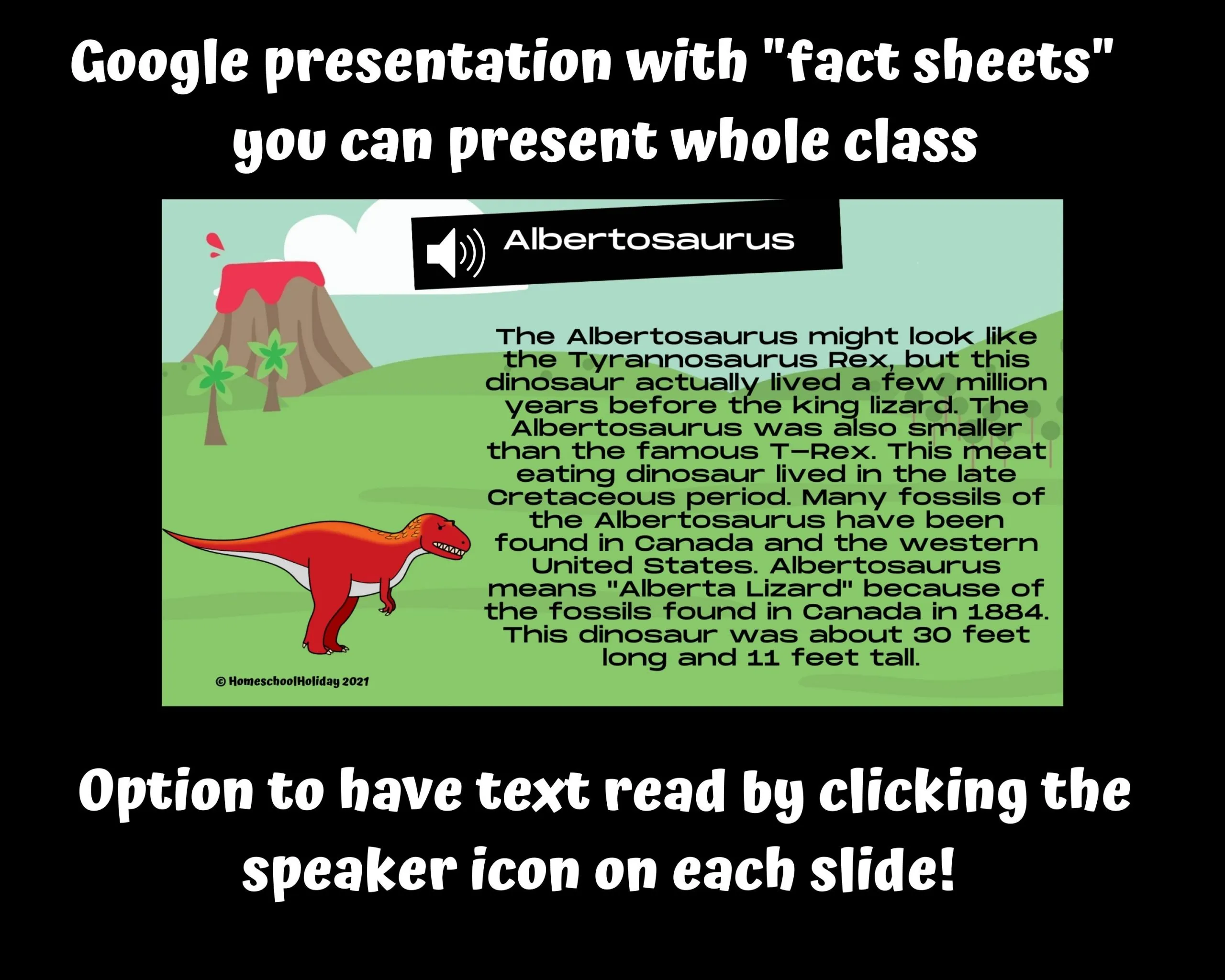 First grade science worksheet featuring a coloring page of an Albertosaurus dinosaur