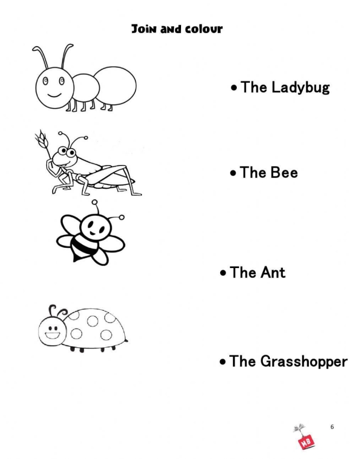 First grade students reading and completing The Ants and the Grasshopper comprehension worksheet