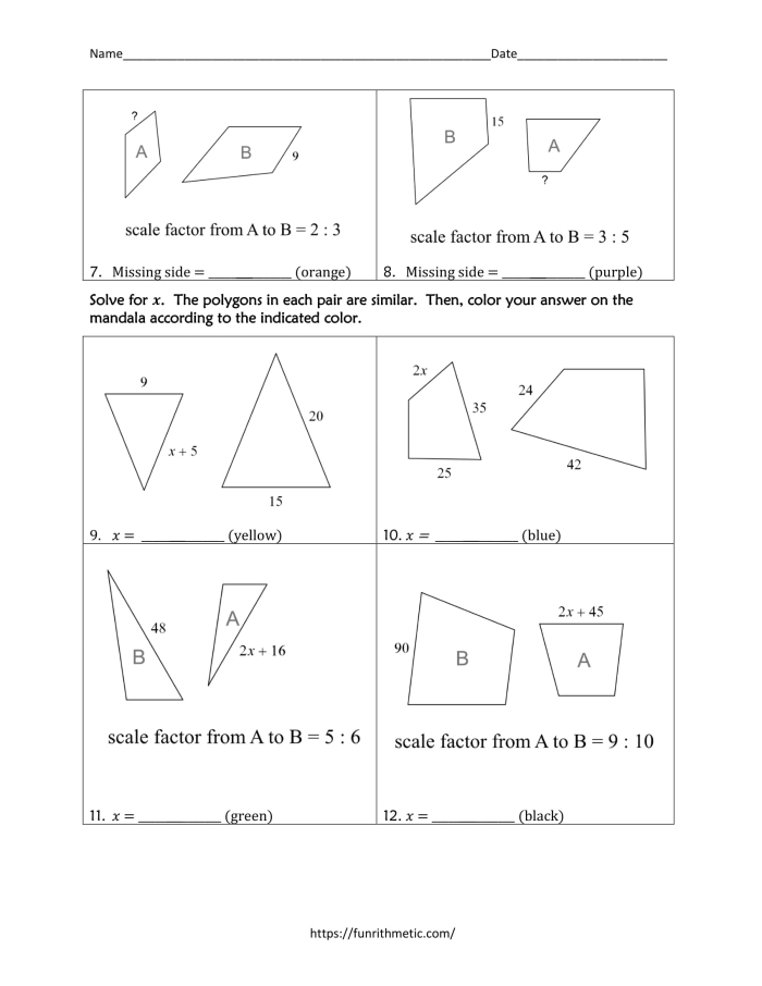 Worksheet featuring a practice test on bar graphs and pictograms for first graders