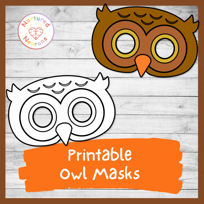 Colorful bird mask worksheet for first graders to cut out and wear for New Year's Eve celebrations