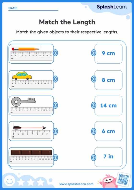 Sensational centimeter measurement practice worksheet for decimals Worksheet featuring measurement practice in centimeters for first graders