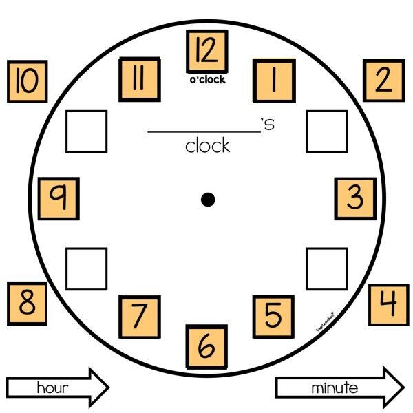 Engaging Make a Clock worksheet for young learners in first grade Colorful worksheet for first graders to design and learn about clocks