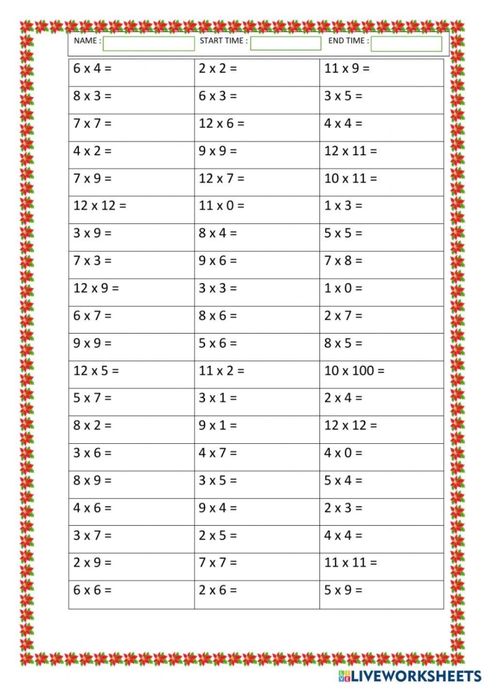First grade worksheet featuring a fun time mix-up activity for learning analog clocks