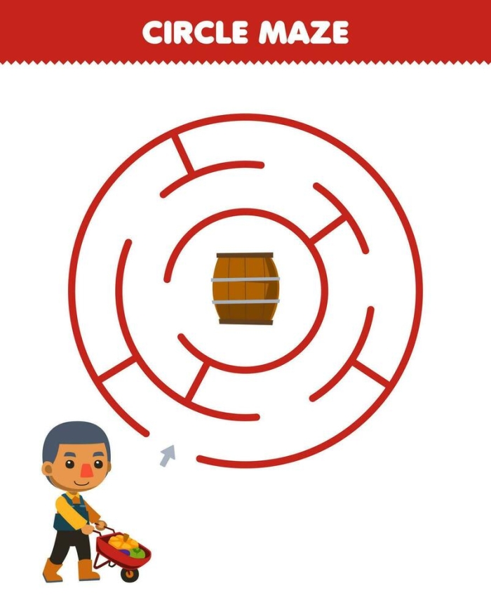 A first-grade worksheet featuring coloring pages based on the Aesop fable "The Farmer and his Son