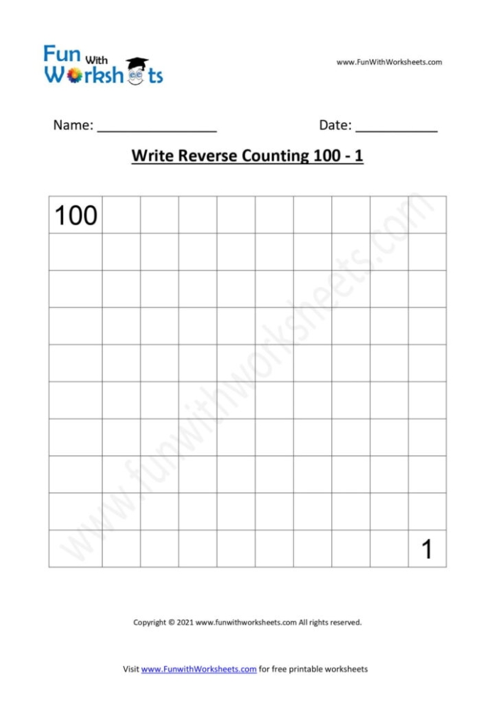 Counting to 100 Worksheet Number 21 Life Science Activity for First Grade First grade student counting to 100 worksheet with a life science themed number chart