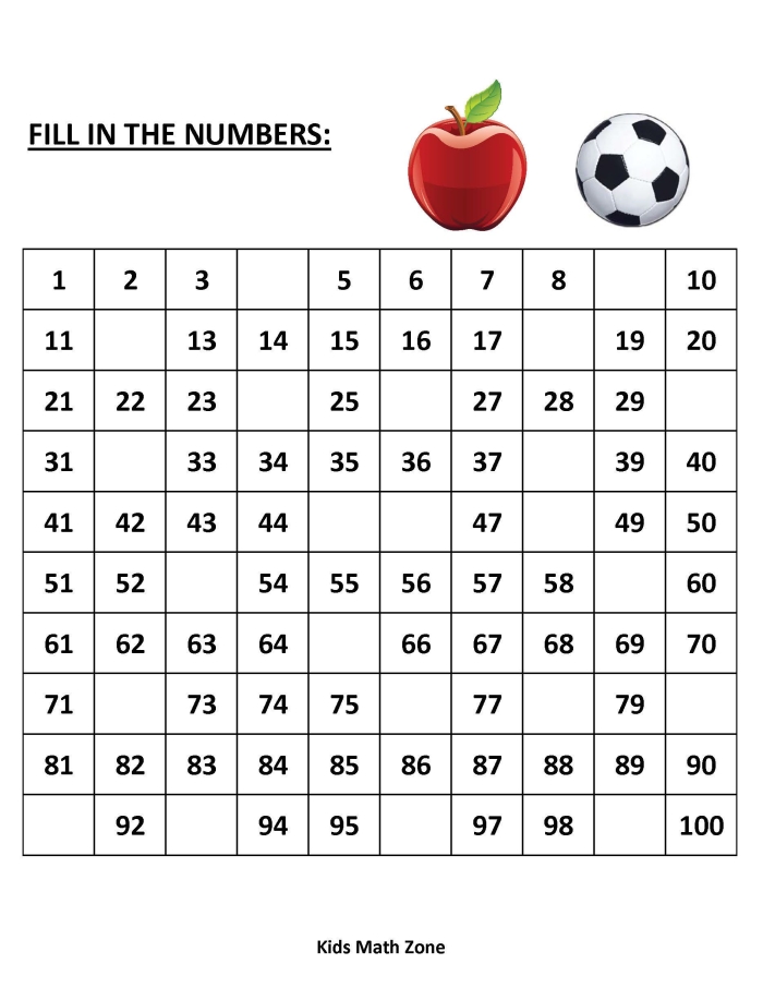 Engaging activity sheet for numbers up to 100 designed for young learners First grade worksheet for practicing counting to 100 with a fun number writing exercise
