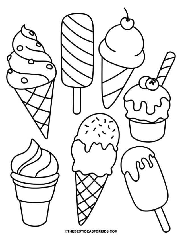 First grade students count ice cream flavors on a picture graph worksheet about favorite flavors