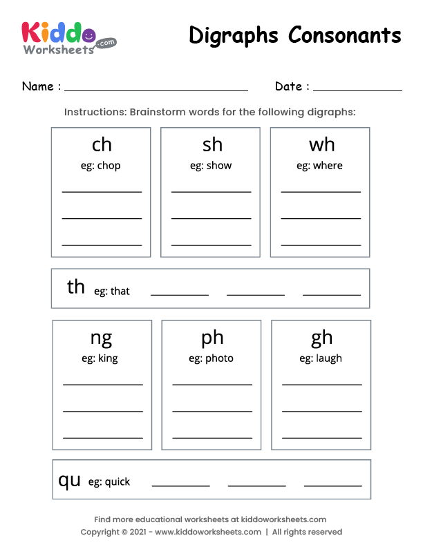 Interactive exercise on digraphs -th and -tch for early grammar learning Worksheet featuring -th and -tch words for first graders to complete sentences