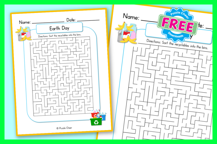 Colorful Earth maze worksheet designed for first graders
