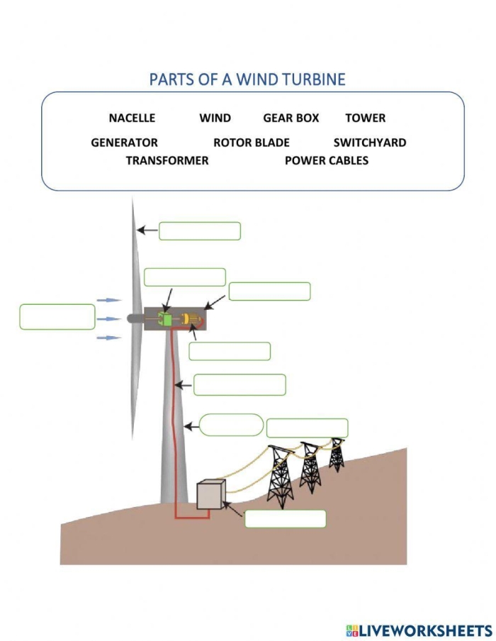 Wind worksheet for first graders focusing on numbers and counting A first grade worksheet introducing students to the concept of wind in earth science