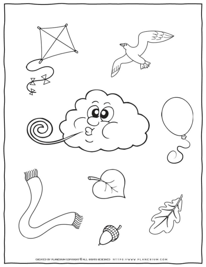 Explore the basics of wind with this engaging activity sheet for young learners First grade worksheet introducing the concept of wind in earth science