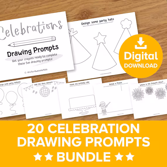 Colorful fireworks drawing worksheet for first graders celebrating Independence Day