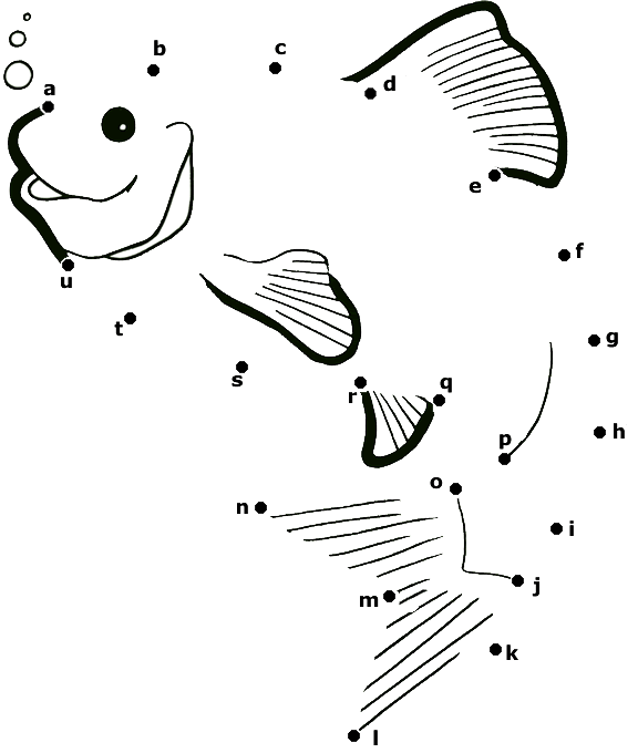 Ratios and Proportions worksheet for First Grade Colorful fish connect the dots worksheet for first graders, practicing counting from 1 to 33. Fun activity to enhance ratios and proportions skills through dot-to-dot drawing.