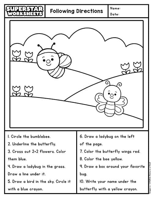 Following Directions History Riddle Activity for First Graders Image 8 First grade history worksheet that helps children improve their focus by following directions to solve a fun riddle