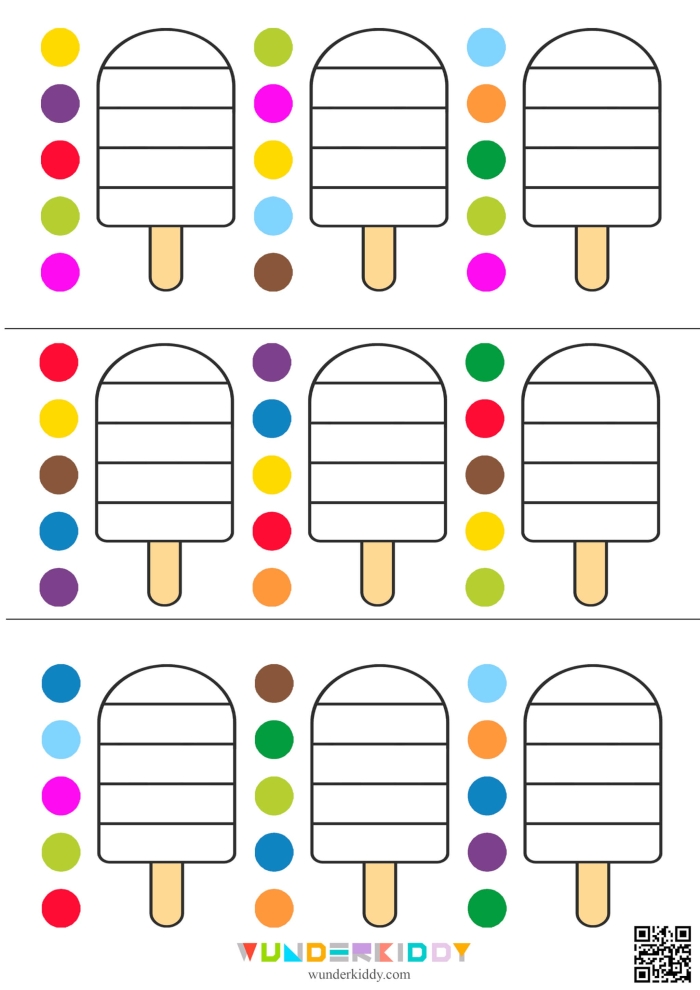 First grade students record favorite ice cream flavors on a colorful picture graph worksheet