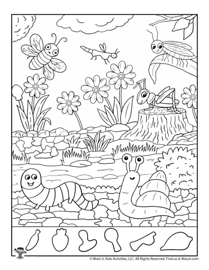 A first grade color by number worksheet featuring a hidden insect design for 25
