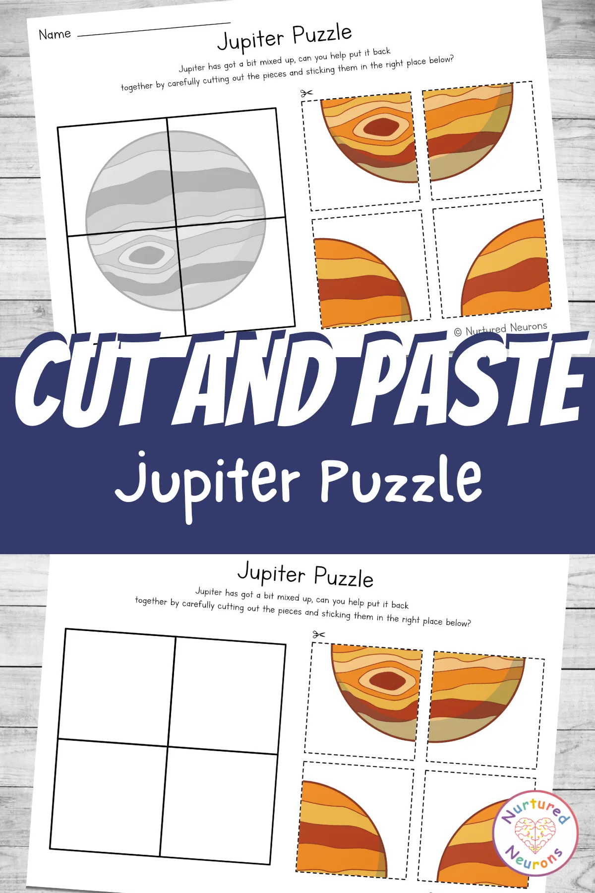 First grade space maze worksheet featuring astronauts traveling to the planet Jupiter