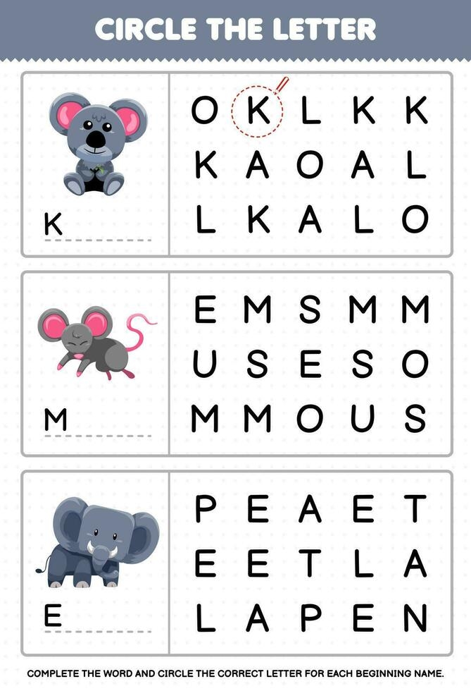 First grade life science worksheet featuring a friendly koala for students to color