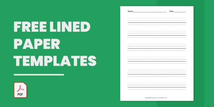 First grade subtraction worksheet featuring lined handwriting paper for practice