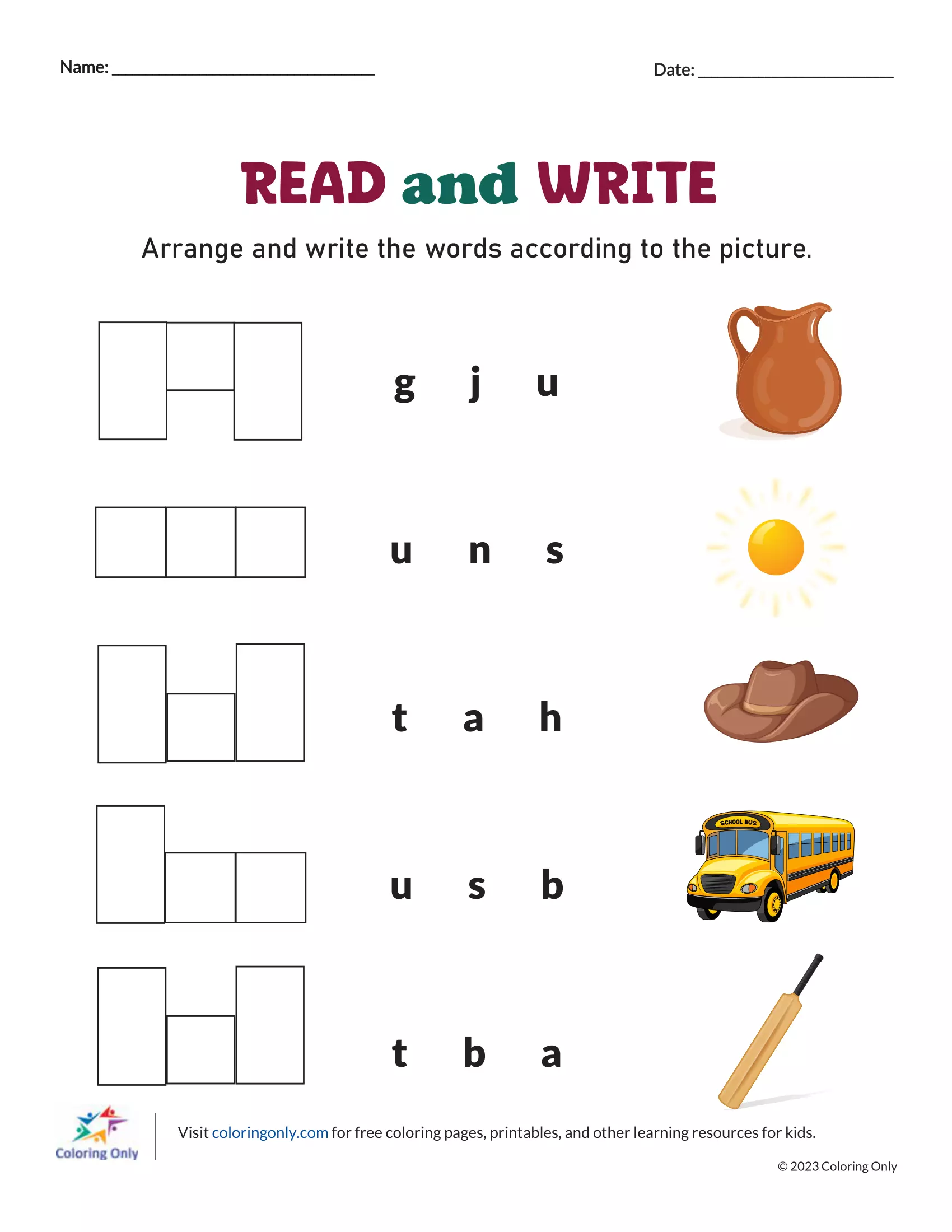 Living or Non-Living? Worksheet for Grade 1 Students Worksheet for identifying living and non-living things suitable for first graders