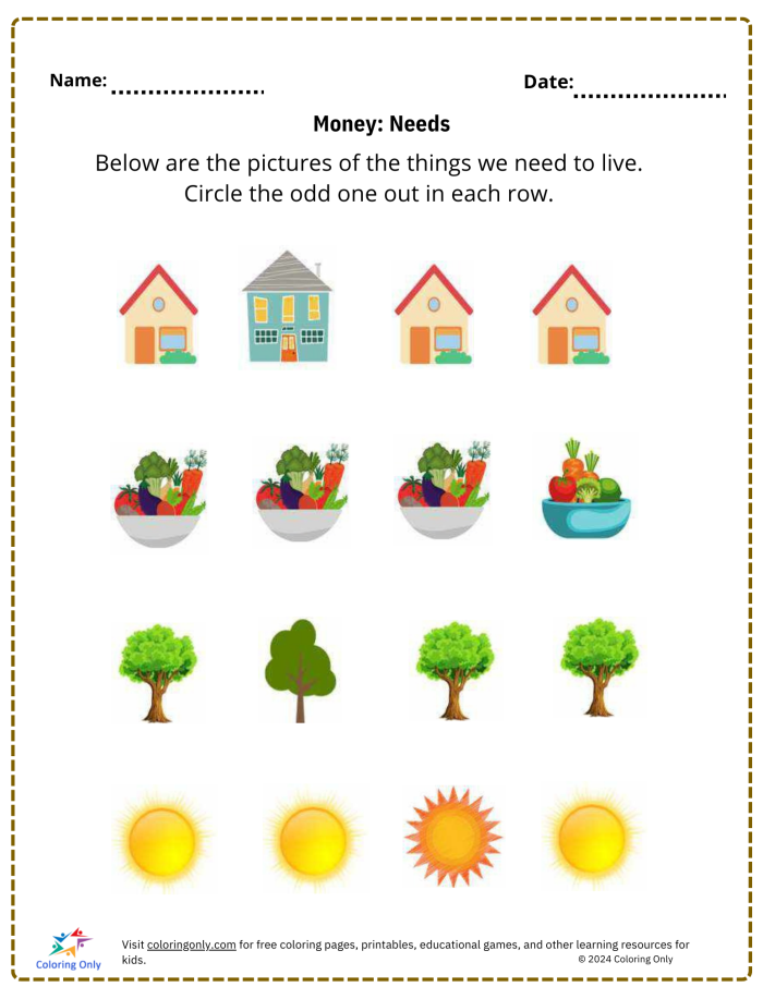 First Grade Math Path worksheet focusing on addition and subtraction skills