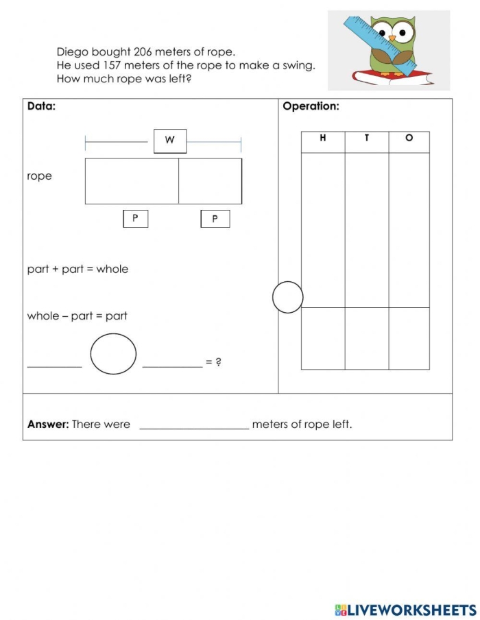 Engaging image illustrating math story problems for young learners Math Story Problems worksheet for first graders featuring engaging visuals