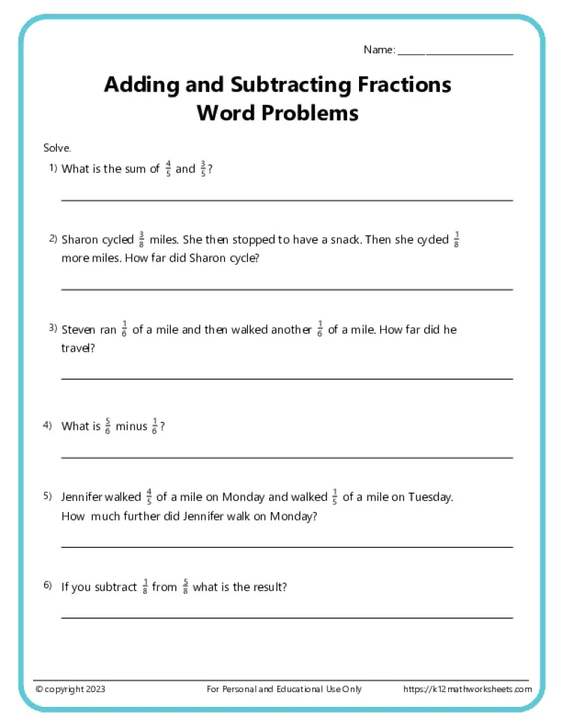 First grade math worksheet featuring addition and subtraction problems for kids to uncover a mystery word. Worksheet titled "Adding and Subtracting: What's the Word? 1" designed for young learners.