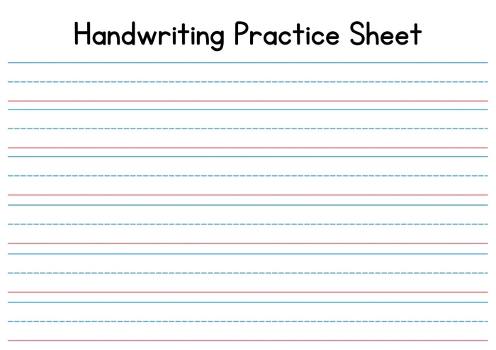 First grade subtraction worksheet featuring lined handwriting paper for math practice