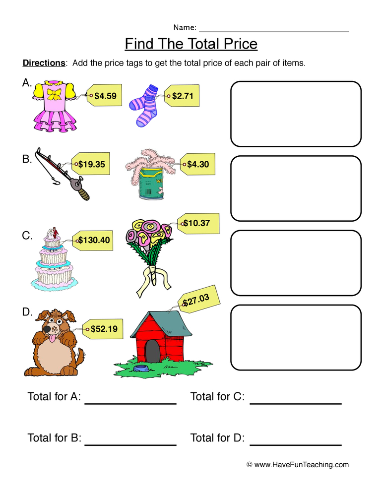 First grade money word search puzzle with dimes, quarters, and pennies hidden in letter grid
