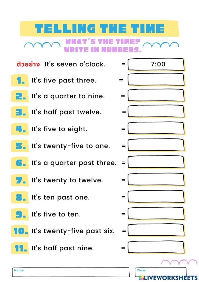 Engaging Telling Time: Morning Activities worksheet for young learners Worksheet for first graders featuring morning activities and time-telling skills