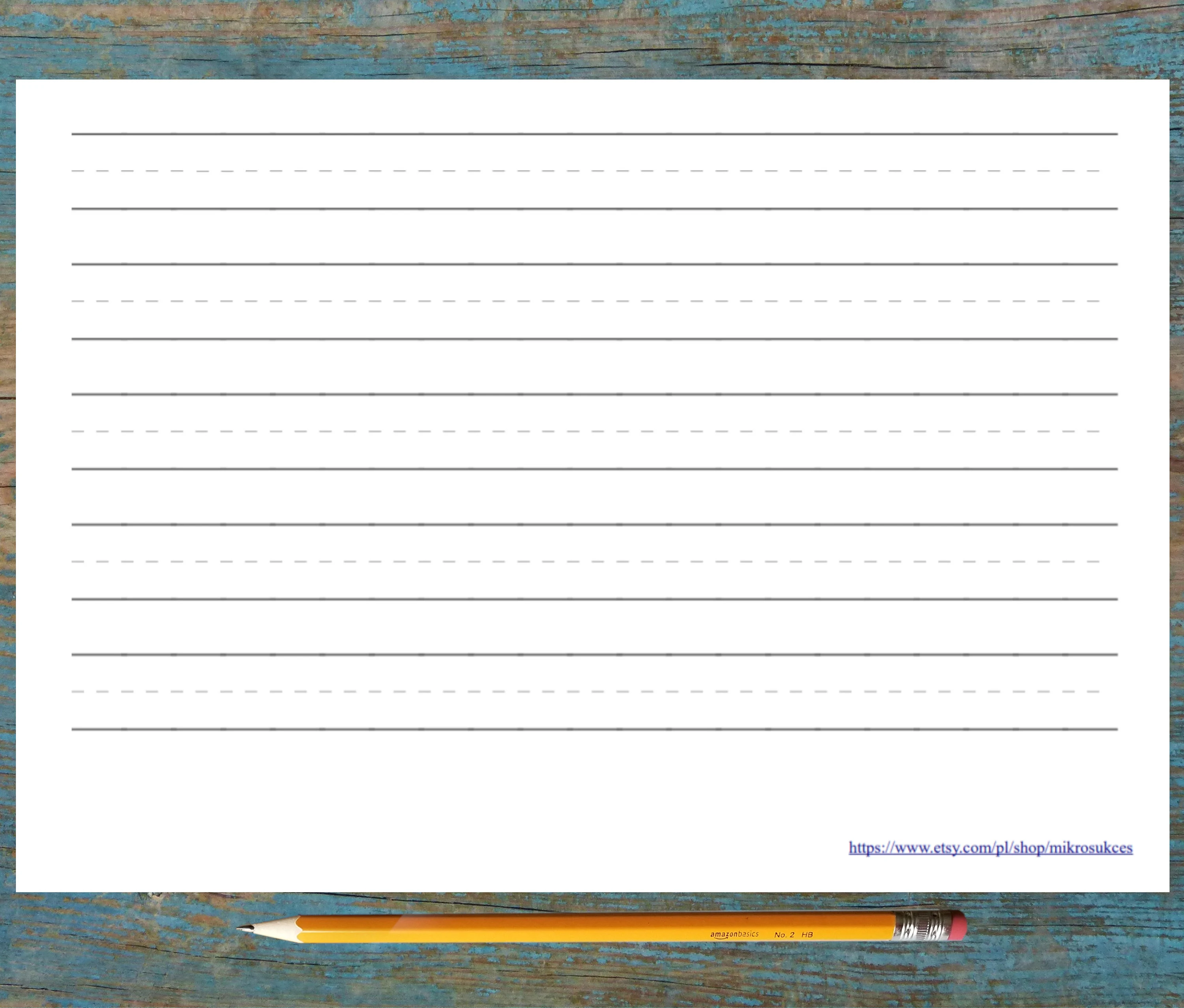 Worksheet image for assessing name writing abilities in first graders First grade writing worksheet for practicing first and last name skills