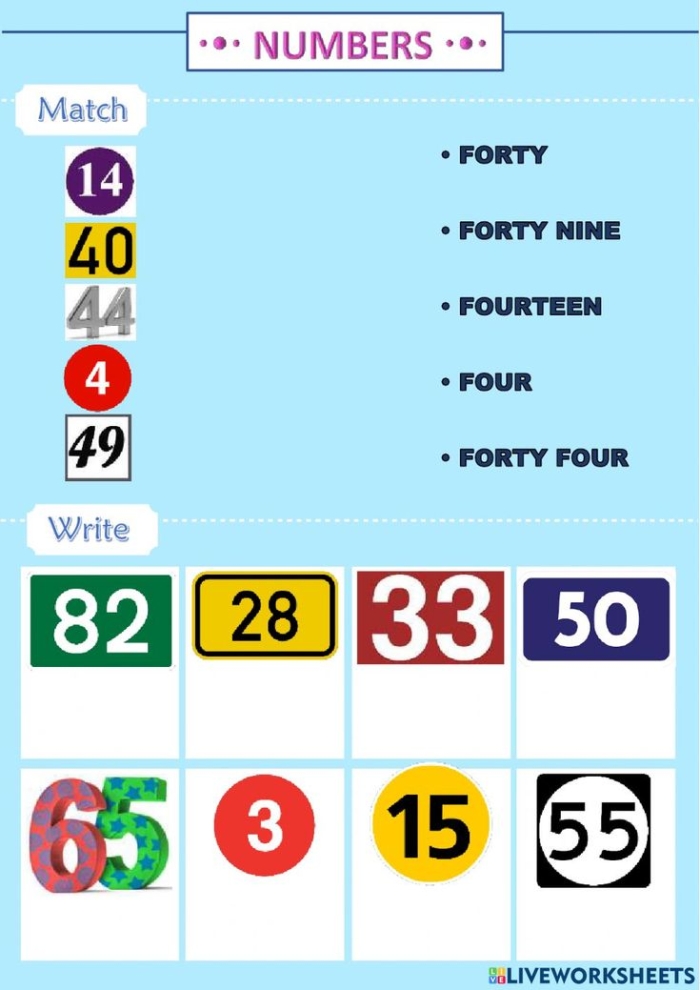 Engaging worksheet to assess counting skills up to 100 for young learners Numbers to 100 worksheet for first graders featuring a counting activity