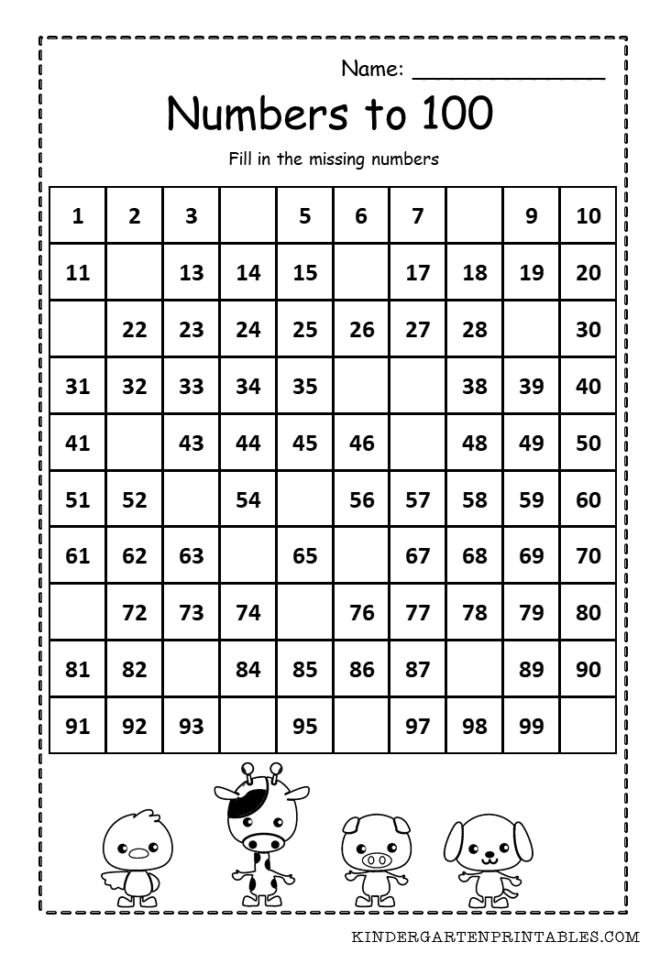 Engaging numbers to 100 writing exercise for first grade geometry students First grade worksheet showcasing a numbers to 100 counting activity for young learners