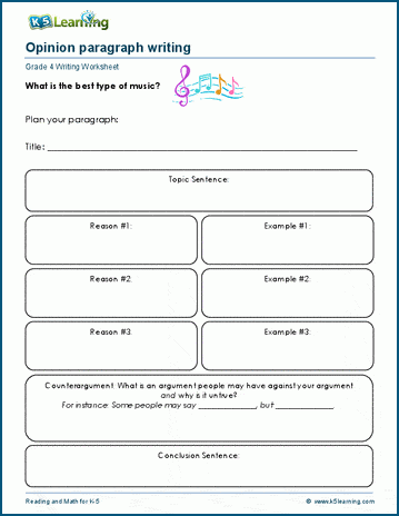 Opinion graphic organizer worksheet template designed for first graders to express their opinions and reasons. Visual guide for young learners to structure their thoughts in economics.