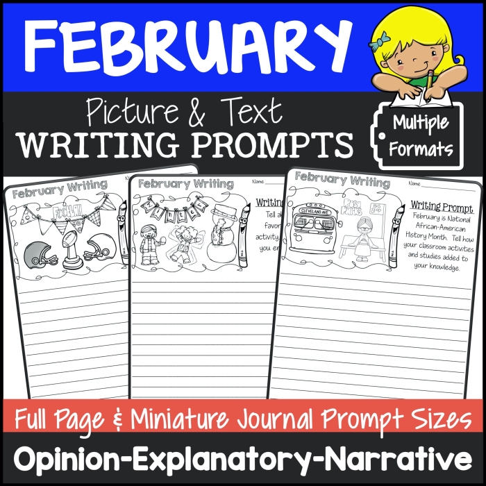 First grade student completing a personal narrative writing prompt worksheet